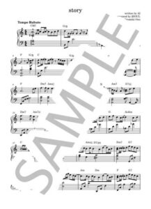 story / AI【ピアノソロ楽譜 piano solo sheet music】ディズニー映画『ベイマックス』主題歌